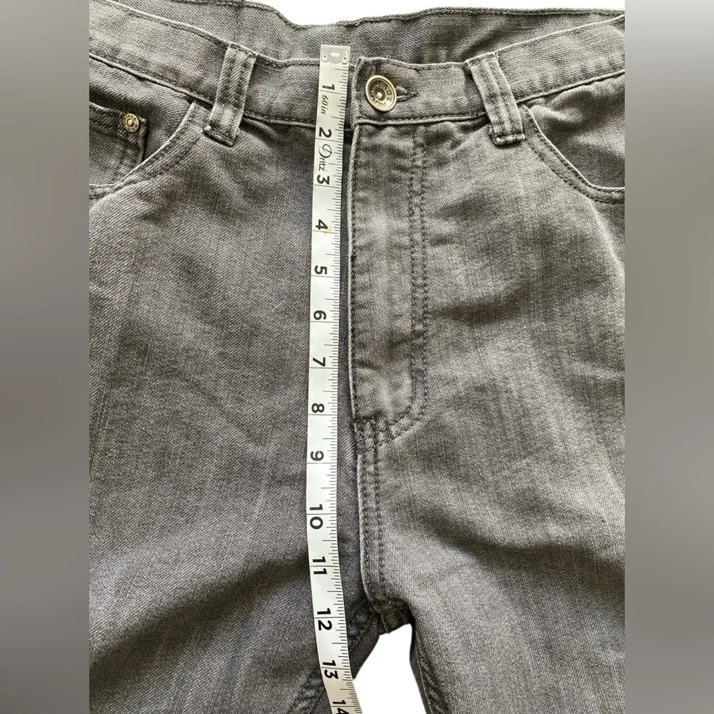 Vintage Don Gray Cotton Embroidered‎ Back Pockets Men Jeans Size 34